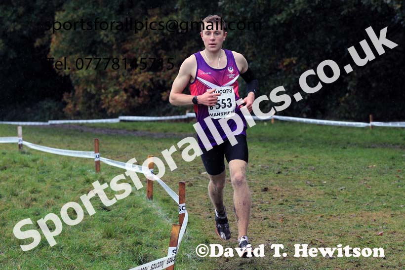 Junior Mens 2023 National Cross Country Relays, Berry Hill Park, Mansfield.  Photo: David T. Hewitson/Sports for All Pics